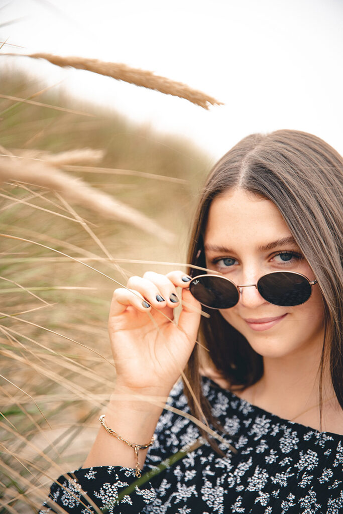 Girl with Sunglasses in Oregon portrait by Kiriell Visuals