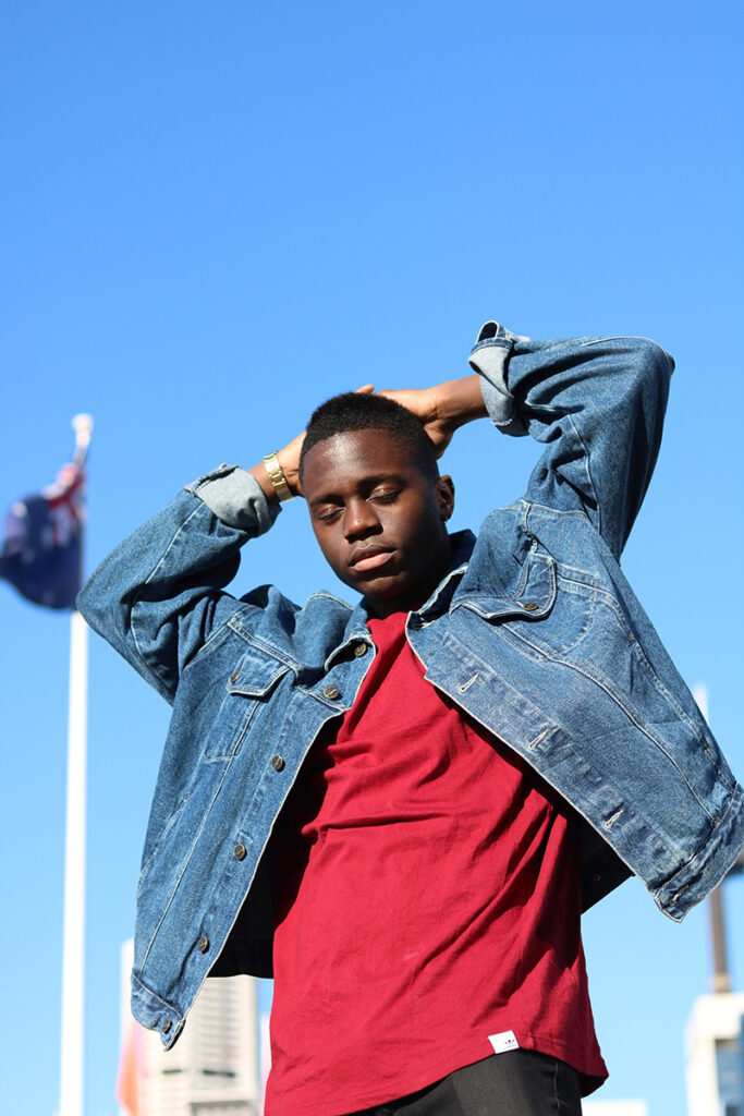 Young Man in denim jacket portrait by Kiriell Visuals